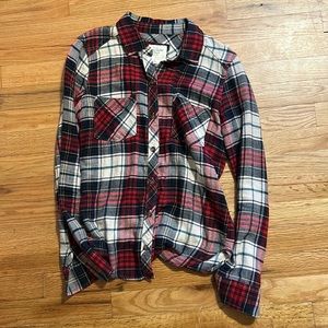 Red Plaid Abercrombie shirt